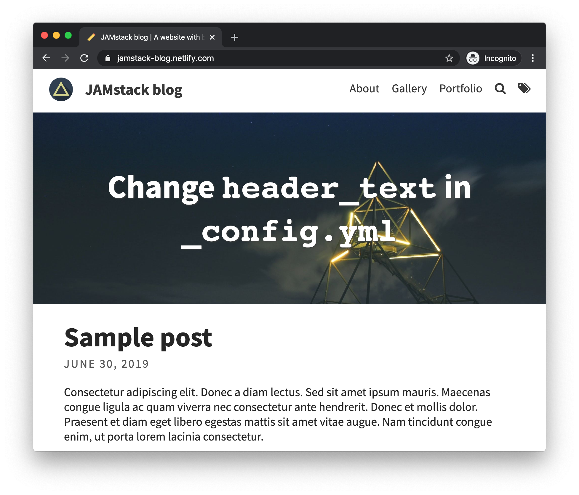 JAMstack blog